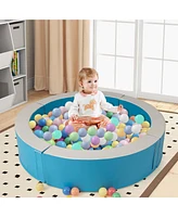 44.5" x 10" Baby Ball Pit Detachable Foam with 50 Colorful Ocean Balls