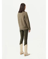 Gobi Cashmere Women's Basket-Weave Sweater