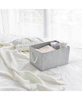 WeThinkStorage 20L Folding Fabric Storage Bin w/Rope Handle - Clay