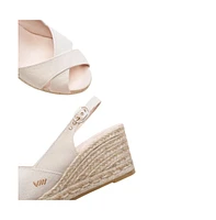 Llansa Canvas Espadrille Sandal Wedges