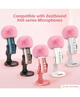 ZealSound Furry Windscreen d65p and Microphone Diamond Sticker syp-us bundle