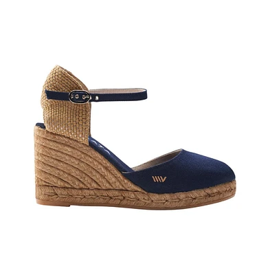 Satuna Canvas Espadrille Wedges