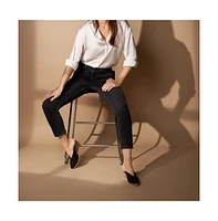 Truja Suede Espadrille Mule Wedges
