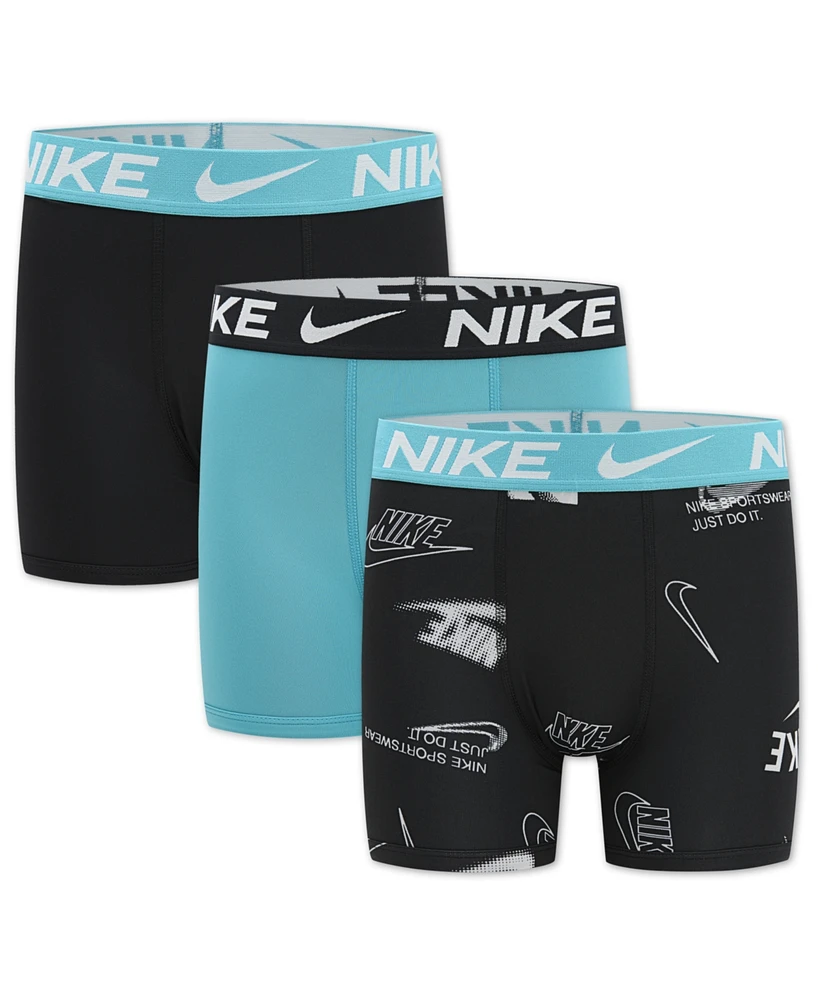 Nike Big Boys Essential Dri-fit Boxer Briefs, Pack of 3