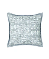 Royal Court Evergreen Quilted Square Decorative Pillow, 16" x 16"