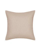 Royal Court Rosewood Quilted Square Decorative Pillow, 16" x 16"
