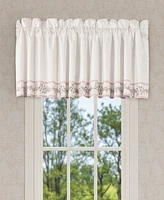 Royal Court Avant Garden Window Straight Valance, 18" x 88"