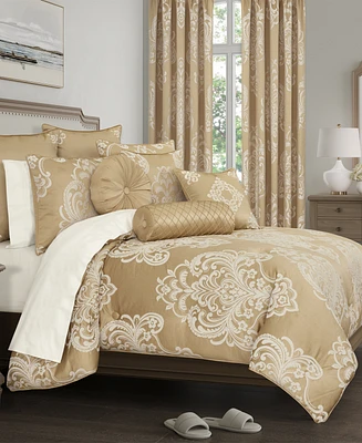 Royal Court Potenza Grand-Scale 3-Pc. Comforter Set, Full/Queen