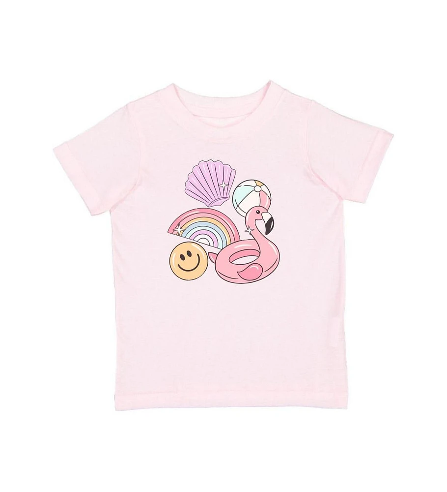 Sweet Wink Toddler Girls Summer Fun Short Sleeve T-Shirt