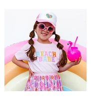 Sweet Wink Baby Girls Beach Babe Patch Short Sleeve T-Shirt
