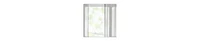 Kate Aurora Hotel Lux 2 Piece Charcoal Gray Rod Pocket Sheer Curtain Panels