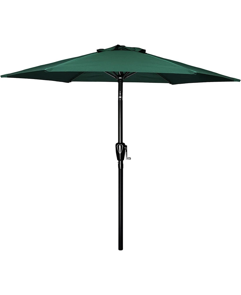 One Simple Deluxe 7.5' Patio Outdoor Table Market Yard Umbrella with Push Button Tilt