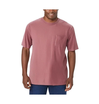 KingSize Big & Tall Shrink-Less Lightweight Pocket Crewneck T-Shirt
