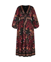 City Chic Plus Ivanna Maxi Dress