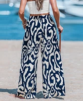 Cupshe Women's Sundown Meadow Abstract Pants