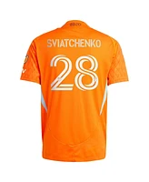 Adidas Men's Erik Sviatchenko Orange Houston Dynamo Fc 2025 Season 20 Authentic Player Jersey