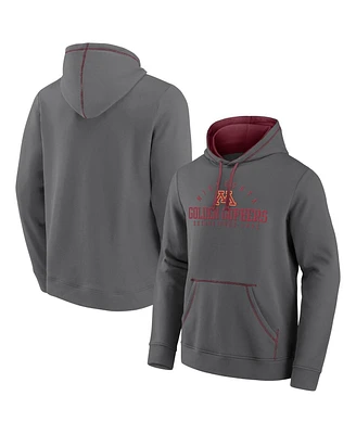 Fanatics Men's Gray Minnesota Golden Gophers Sweatshirt Fleece Pullover Hoodie