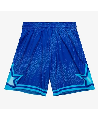 Mitchell & Ness Men's Blue Orlando Magic 2008/09 Hardwood Classics Monochrome Swingman Shorts