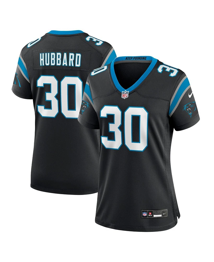 Nike Women's Chuba Hubbard Black Carolina Panthers Team Game Jersey