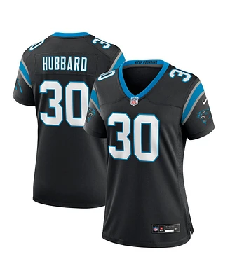 Nike Women's Chuba Hubbard Black Carolina Panthers Team Game Jersey