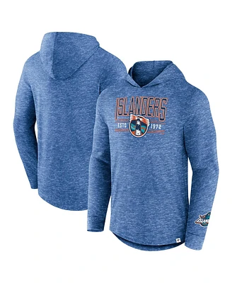 Fanatics Men's Heather Royal New York Islanders Slub Pullover Hoodie
