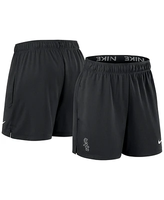 Nike Women's Black Chicago White Sox Authentic Collection Knit Shorts