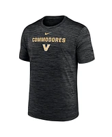 Nike Men's Black Vanderbilt Commodores Velocity Performance T-Shirt