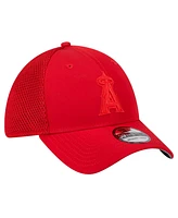 New Era Men's Red Los Angeles Angels Team Tone 39THIRTY Flex Hat