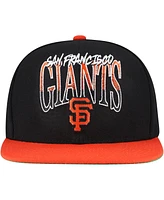 Mitchell & Ness Men's Black San Francisco Giants Rise Up Snapback Hat
