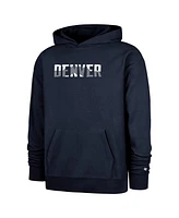 '47 Brand Men's Navy Denver Nuggets 2024/25 City Edition Double Crossover Foundation Pullover Hoodie