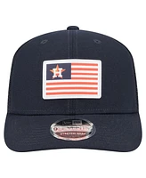 New Era Men's Navy Houston Astros Flag 9SEVENTY Stretch-Snap Hat
