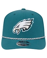 New Era Men's Midnight Green Philadelphia Eagles Gameday Multi Rope 9SEVENTY Stretch-Snap Hat