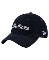 New Era Women's Navy Seattle Mariners Corduroy 9TWENTY Adjustable Hat
