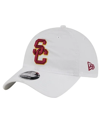 New Era Men's White Usc Trojans Active Ripstop 9TWENTY Adjustable Hat