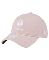 New Era Women's Pink Dallas Mavericks Gameday Preppy 9TWENTY Adjustable Hat