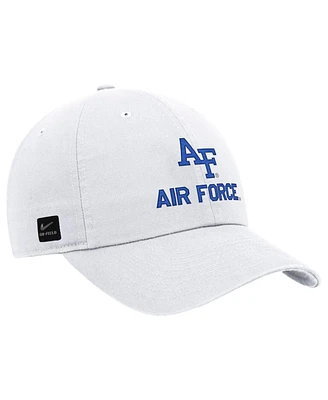 Nike Men's White Air Force Falcons 2025 On-Field Club Adjustable Hat