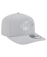 New Era Men's Gray Kansas City Chiefs Color Pack 9FIFTY Snapback Hat