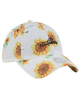 New Era Women's White Los Angeles Lakers Adventure Flower 9TWENTY Adjustable Hat