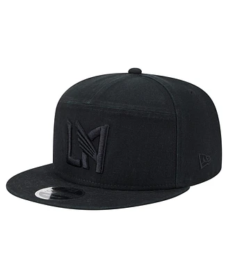 New Era Men's Black Lafc Canvas 9FIFTY Snapback Hat