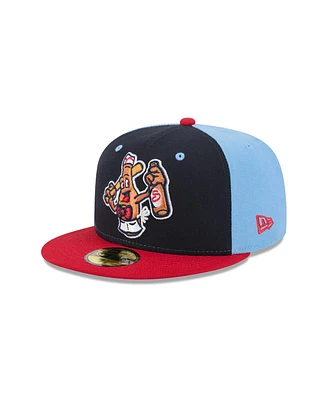 New Era Men's Navy Salem Red Sox Theme Nights 59FIFTY Fitted Hat