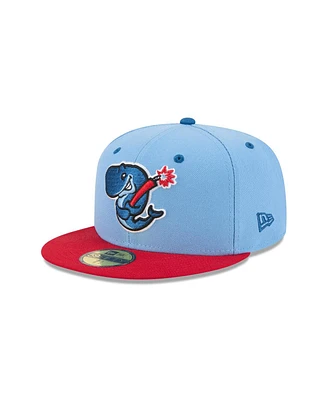 New Era Men's Blue Eugene Emeralds Theme Nights 59FIFTY Fitted Hat