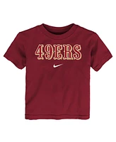 Nike Toddler Scarlet San Francisco 49ers Wordmark T-Shirt