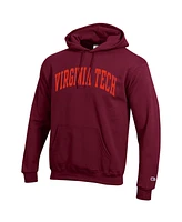 Champion Men's Maroon Virginia Tech Hokies Basic Arch Fleece Pullover Hoodie