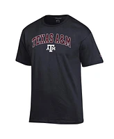 Champion Men's Black Texas A&M Aggies Arched Logo T-Shirt