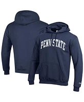 Champion Men's Navy Penn State Nittany Lions Basic Arch Fleece Pullover Hoodie