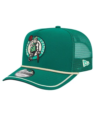 New Era Men's Kelly Green Boston Celtics Vintage Team Rope A-Frame 9FIFTY Snapback Hat