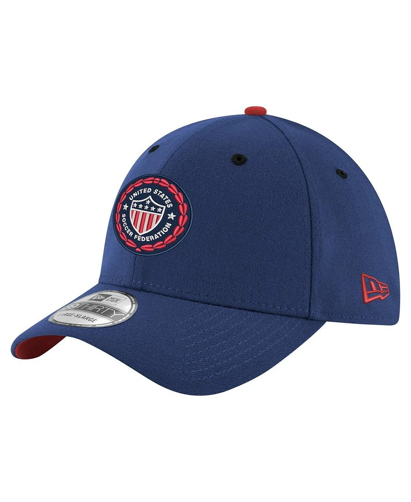 New Era Men's Navy Usmnt Retro 39THIRTY Flex Hat