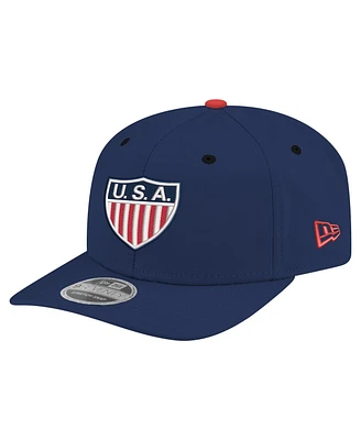 New Era Men's Navy Usmnt 1950 Retro 9SEVENTY Stretch-Snap Hat