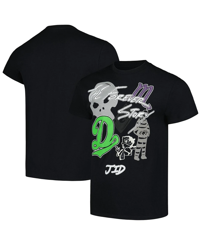 Manhead Merch Men's and Women's Black Jid The Forever Story T-Shirt