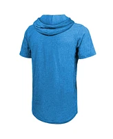 Majestic Men's Blue Oklahoma City Thunder Tri-Blend Hoodie T-Shirt